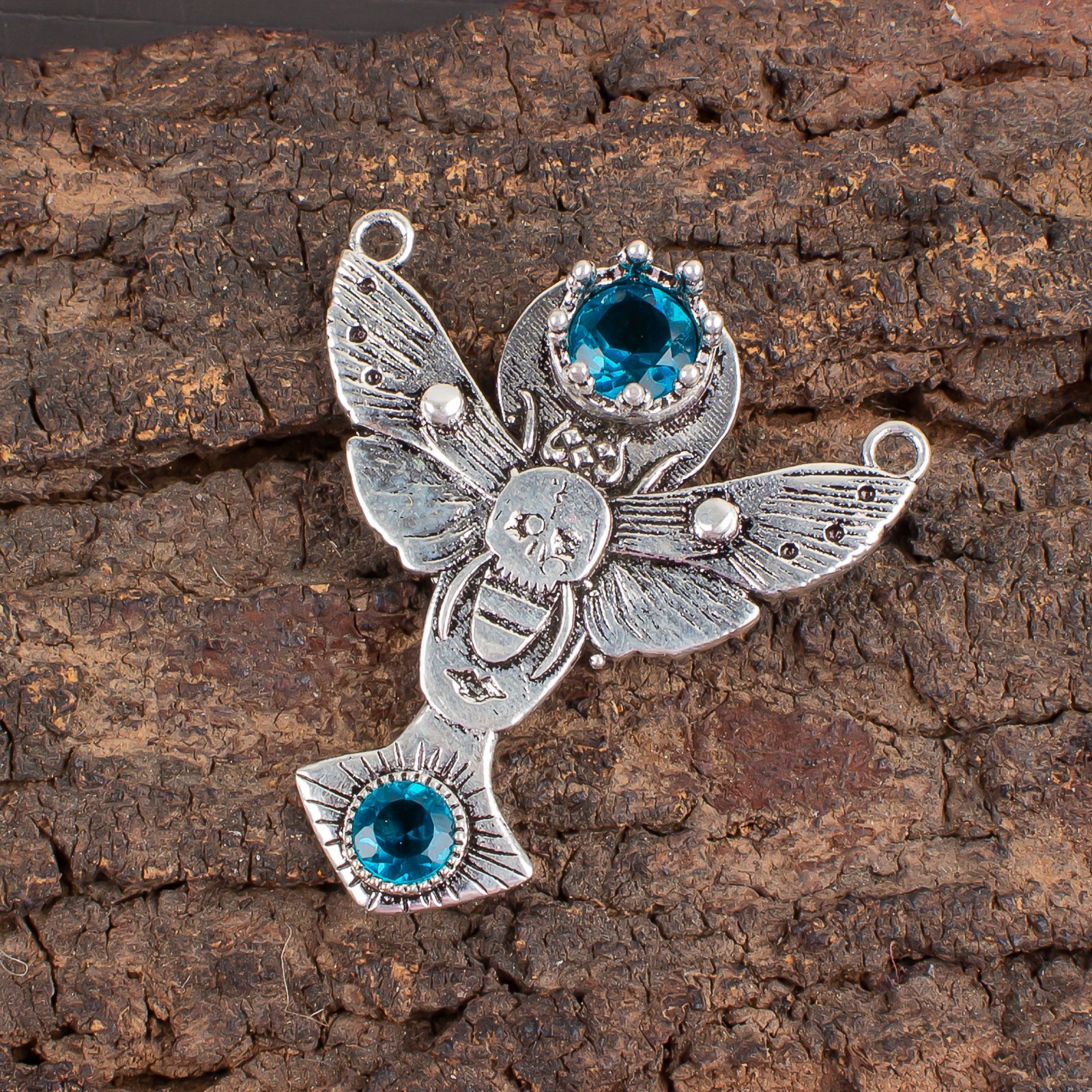 925 Sterling Silver Apatite Gemstone Jewelry Dainty Handmade Pendant 1.5″For Her