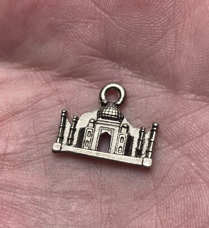 Iridium Metal Building US Landmark Pendant 1.63 Grams