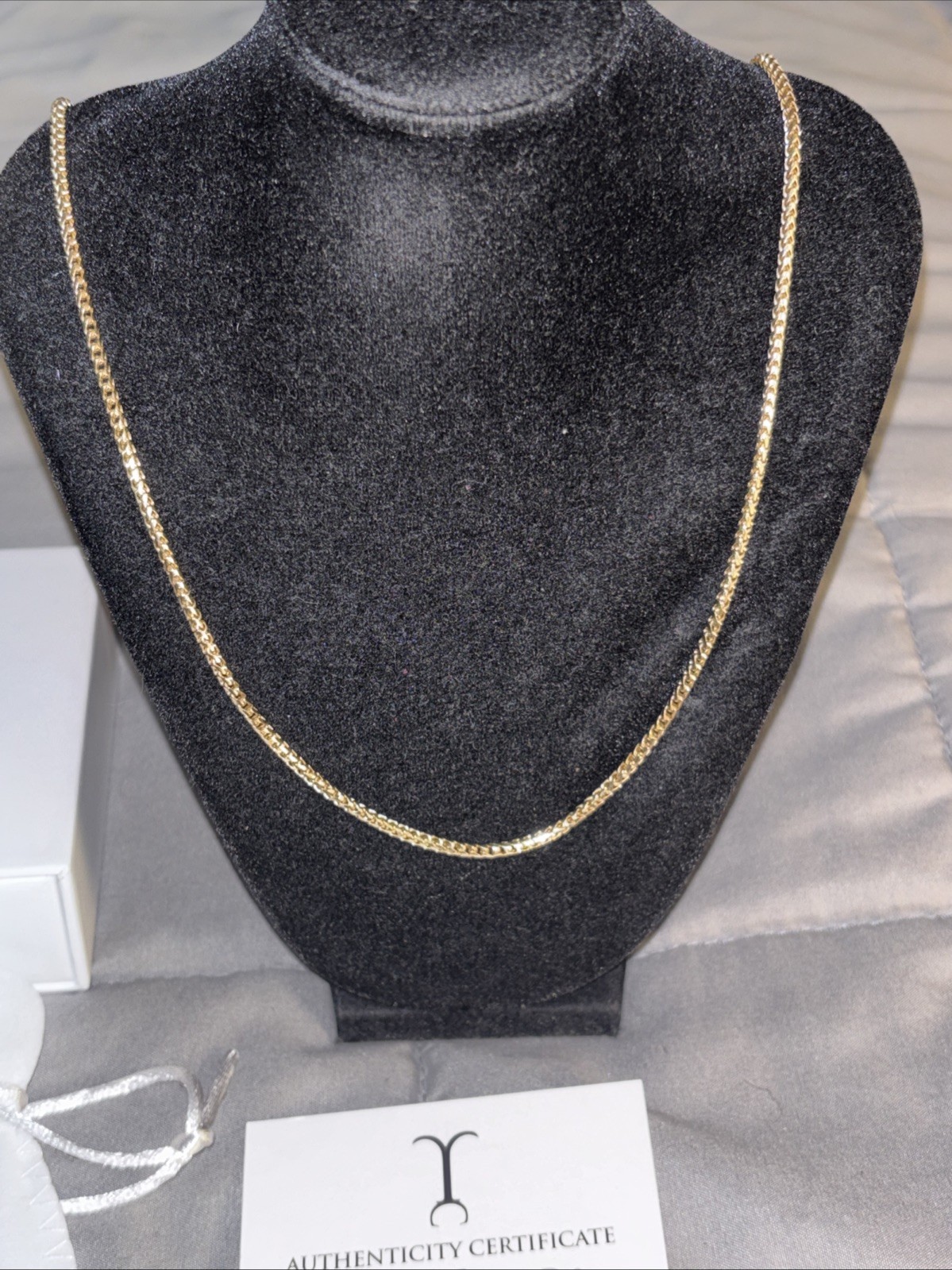 Jacoje 14K Yellow Gold Diamond Cut Franco Chain 2.5mm 24 Inch 21.7 Grams