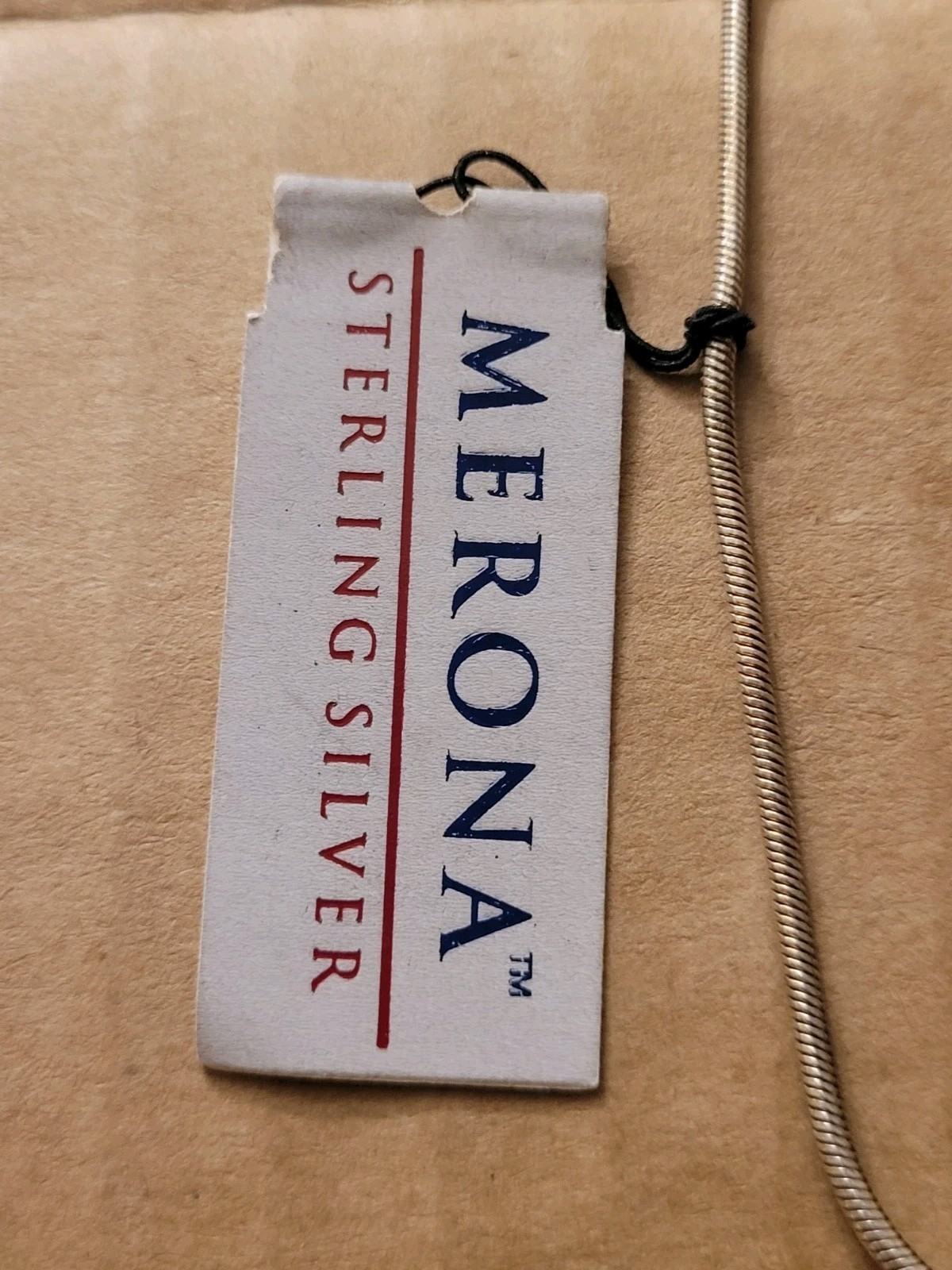 NWT MERONA STERLING SILVER 925 case Pendant watch W/ Original .925 Chain