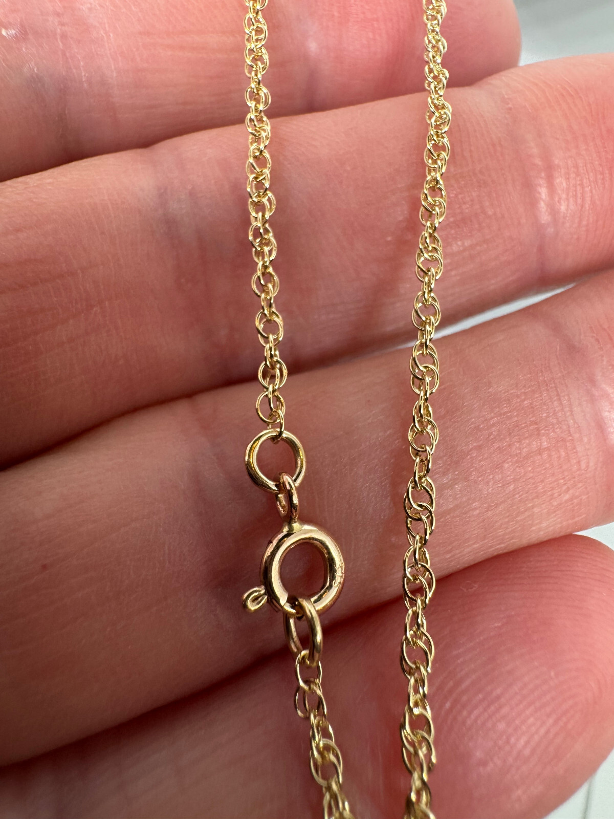 9ct Yellow Gold 1.9mm Prince of Wales Solid Rope 28″ / 70cm Chain (G12R)