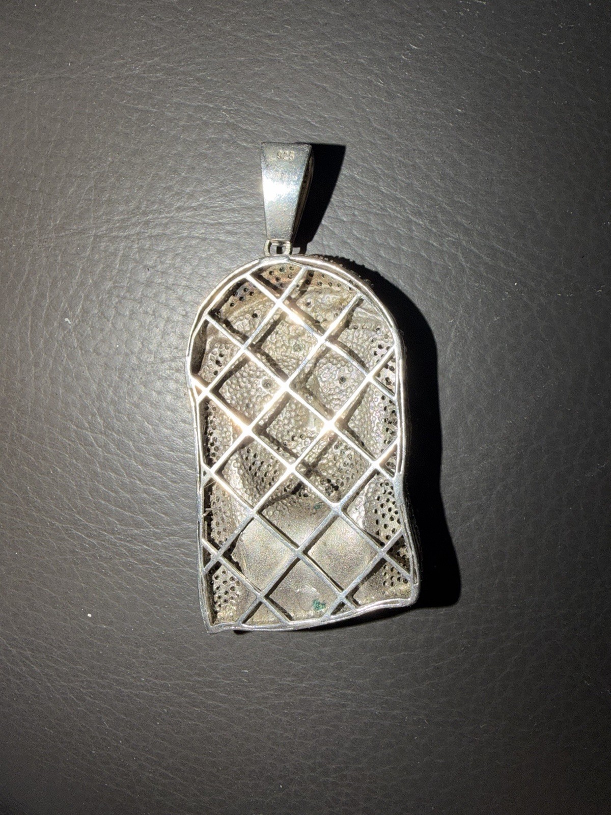 MOISSANITE Iced Out Hip Hop Jesus Face Pendant-925 Silver, 3.25” LONG