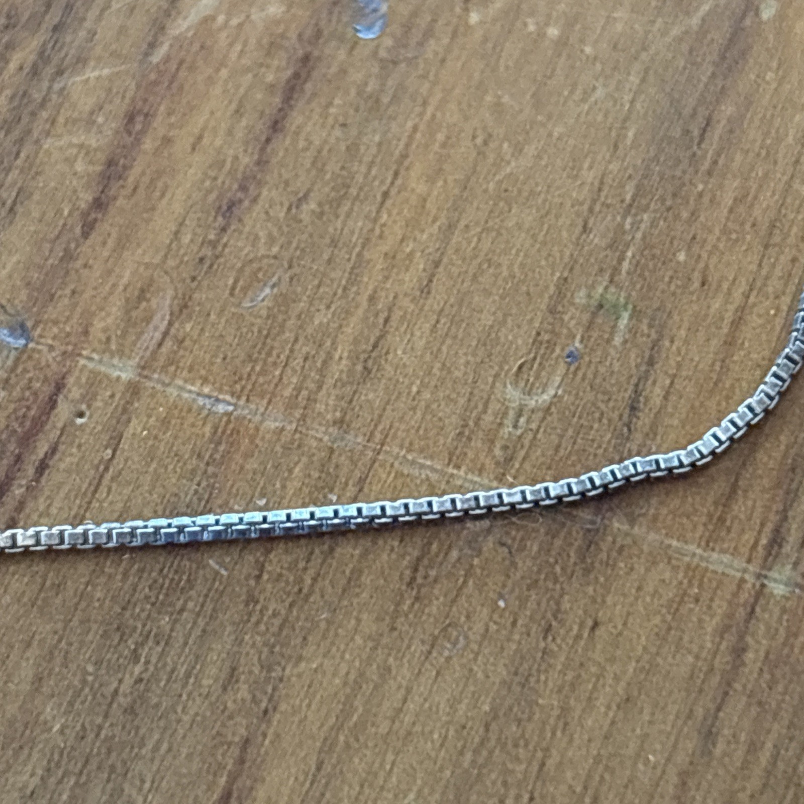 Vtg Necklace MARKED AGI ITALY 925 STERLING SILVER Chain Jewelry 18”
