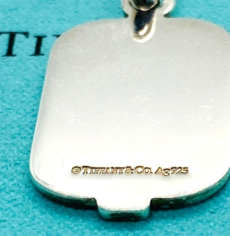 Tiffany & Co Enamel Red Cross Medical Charm Pendant Sterling Silver 925