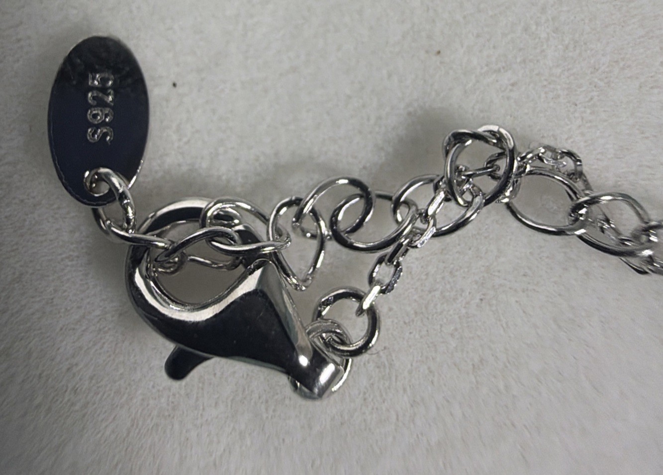 KRKC .5CT Moissanite .925 Sterling Necklace w/ GRA Report