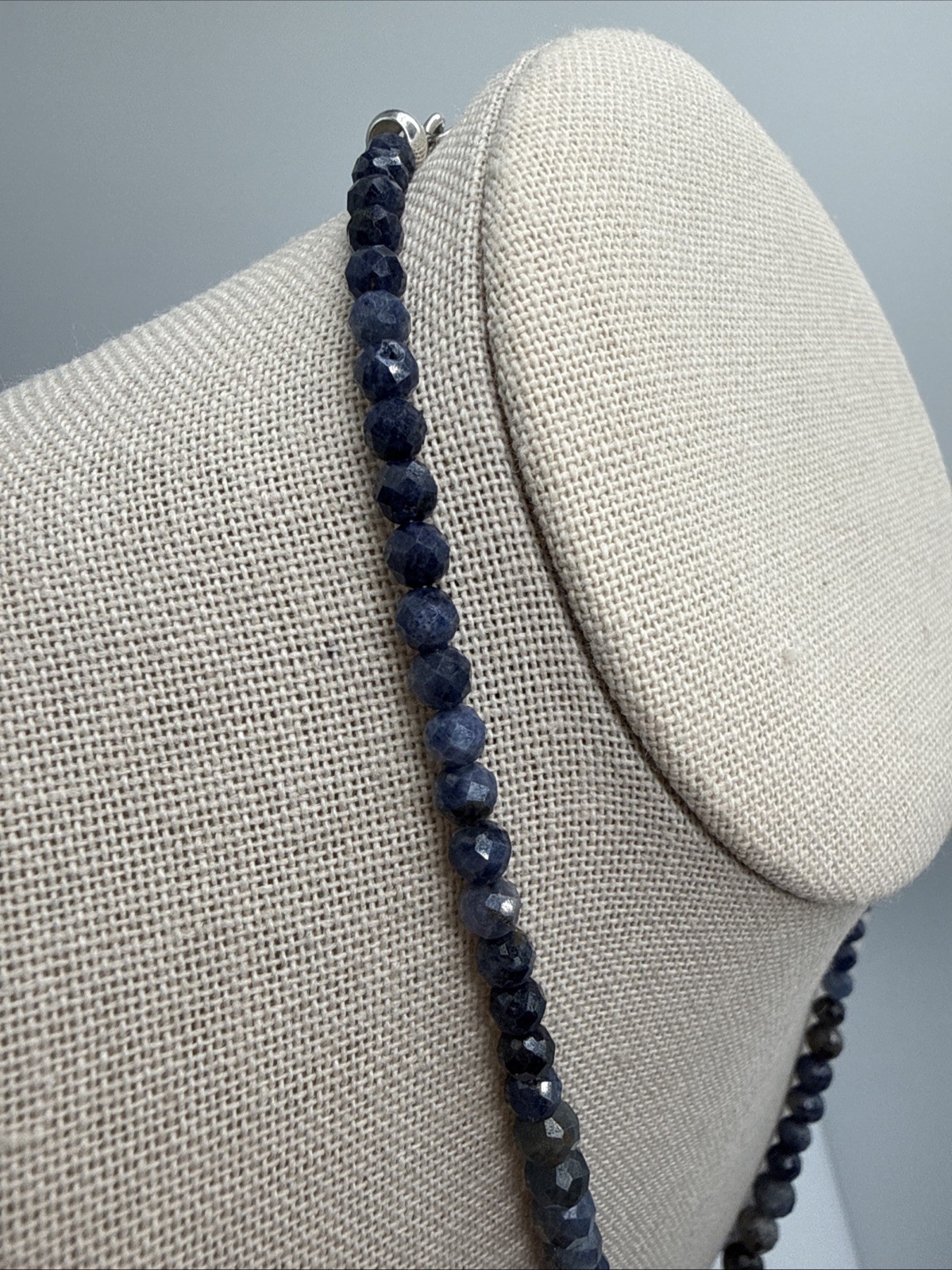 Jay King Mwezi Moon Blue Sapphire & Sleeping Beauty Turquoise 925 Necklace