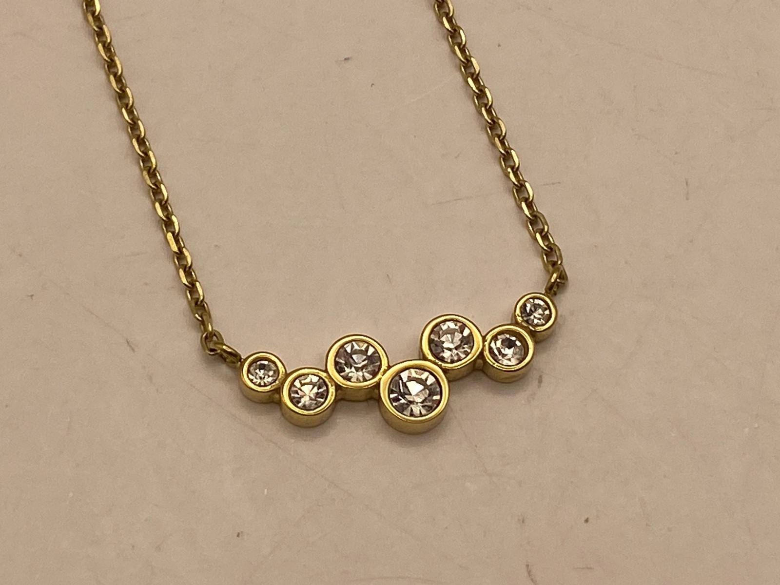D.Louise Unknown Necklace and Bracelet Set with Crystal Accents