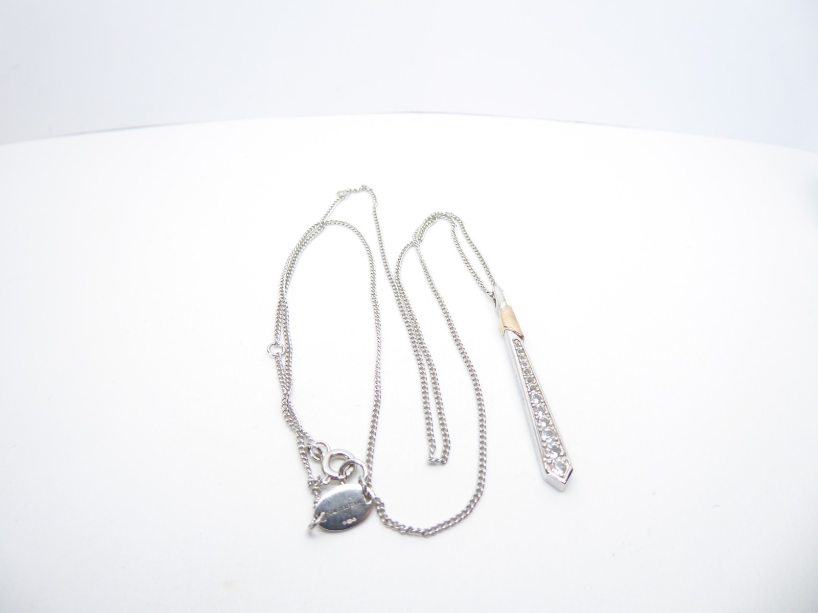 Clogau Gold Silver & 9ct Rose Gold JM Showstopper Topaz Pendant & 22″ Chain