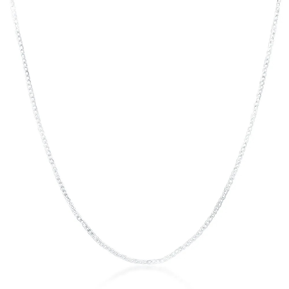 New 925 Sterling Silver Necklace 16/18/20/22/24/26/28/30 Inches 2MM String Chain