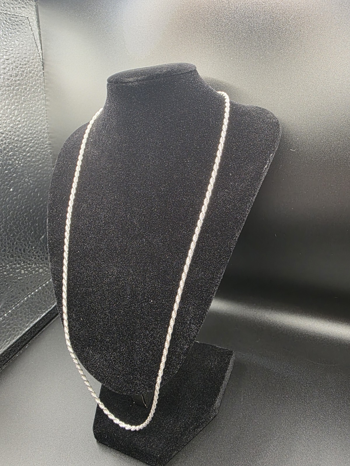Sterling Silver 22-inch Rope Chain Necklace 11g