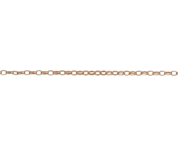 9ct Rose Gold 1.7mm Mini Belcher Filed Link Chain 28″ / 70cm (RMINF)