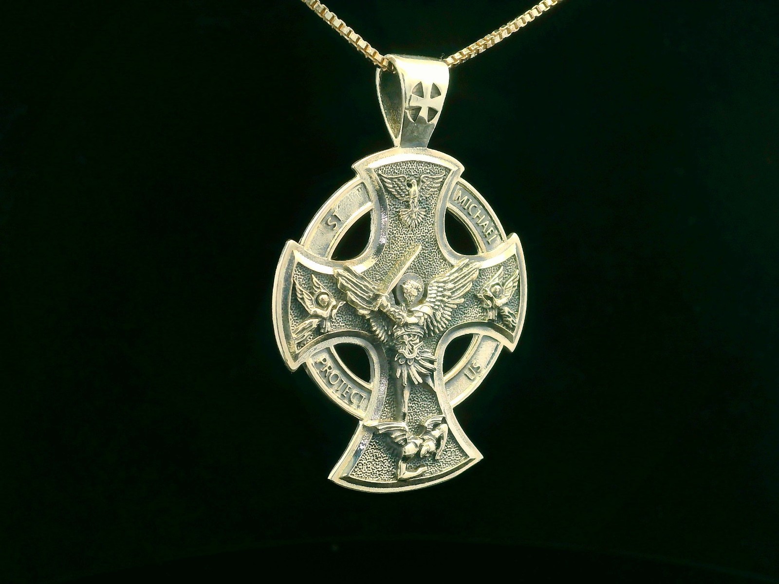 925 Sterling Silver Saint Michael Necklace
