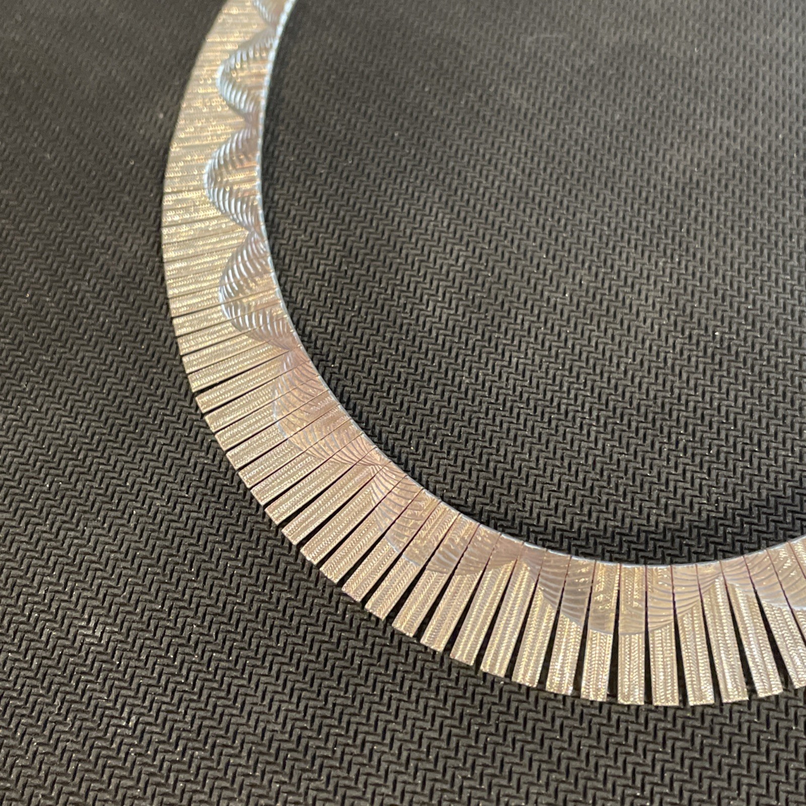925 Sterling Silver Milor Made In Italy Well Crafted 16” Necklace Over 30g