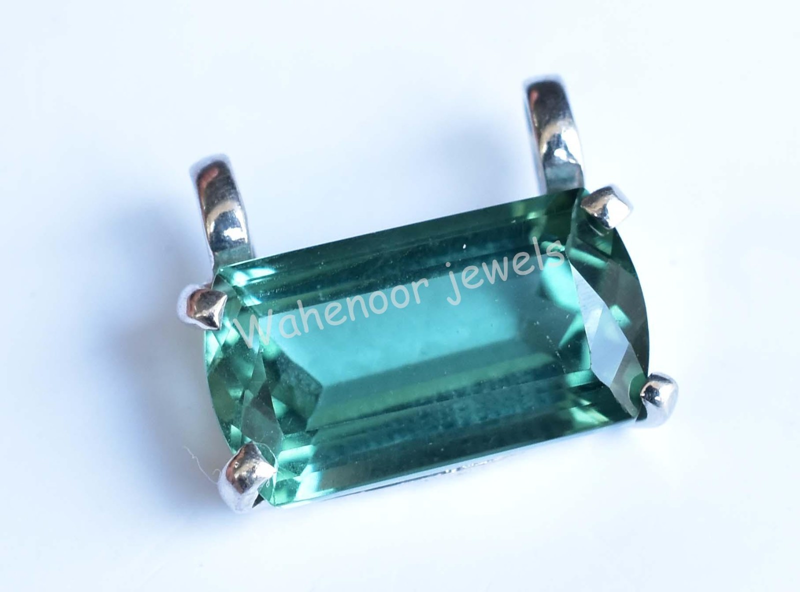 Rare 5.50 Ct Natural Paraiba Tourmaline 925 Sterling Silver Pendant Certified