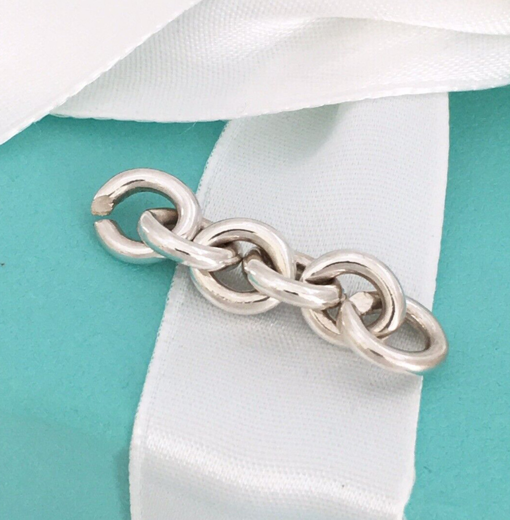Tiffany Oval Tag Choker Necklace Extension Links Extra Chain Repair Lengthening