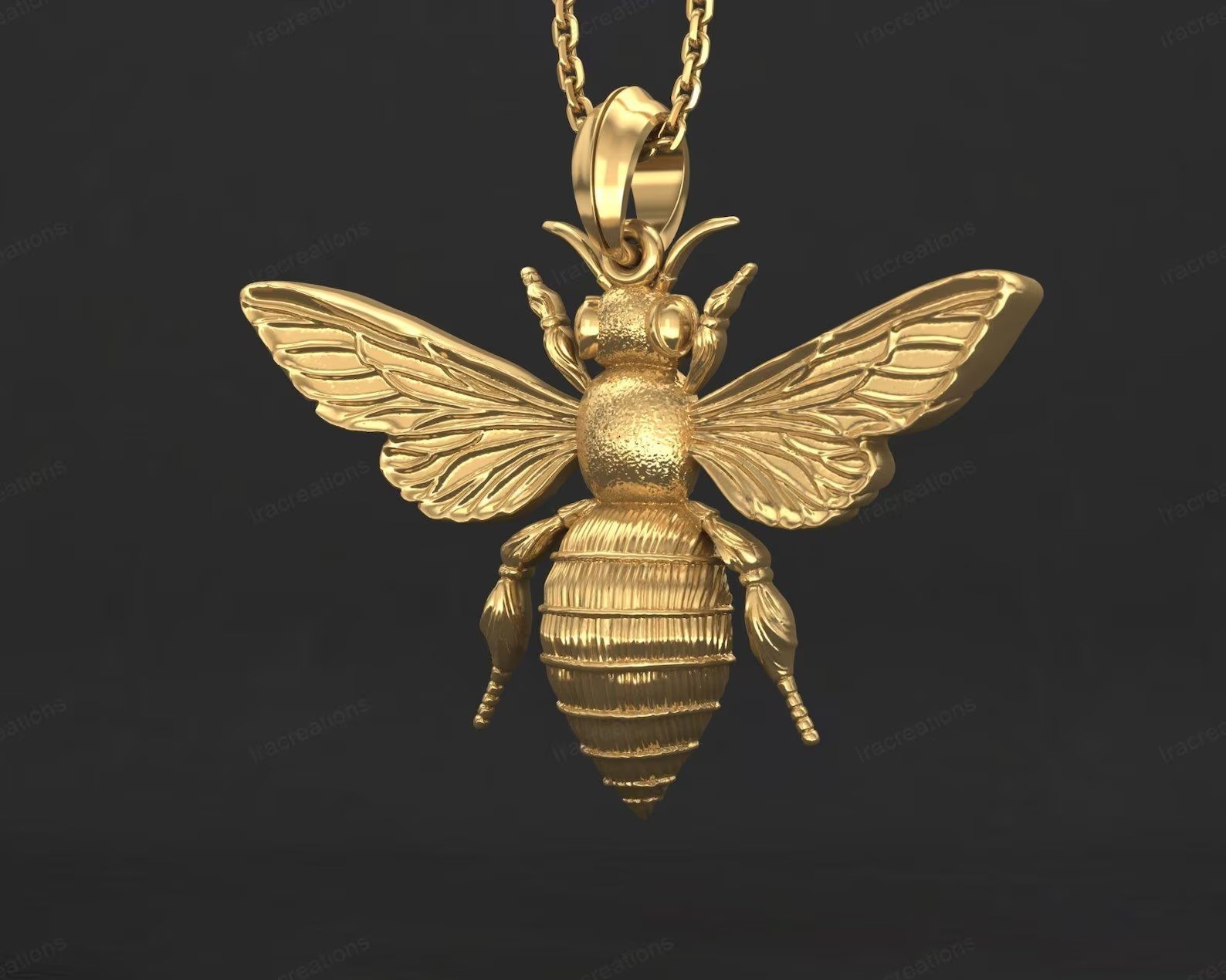 925 Silver Bee Pendant .Honeybee Charm Jewelry ,Nature Inspired Insect Pendant