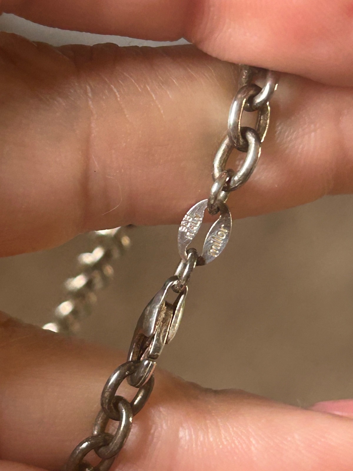 Sterling Silver Coin Replica Charm Necklace – 20 inches