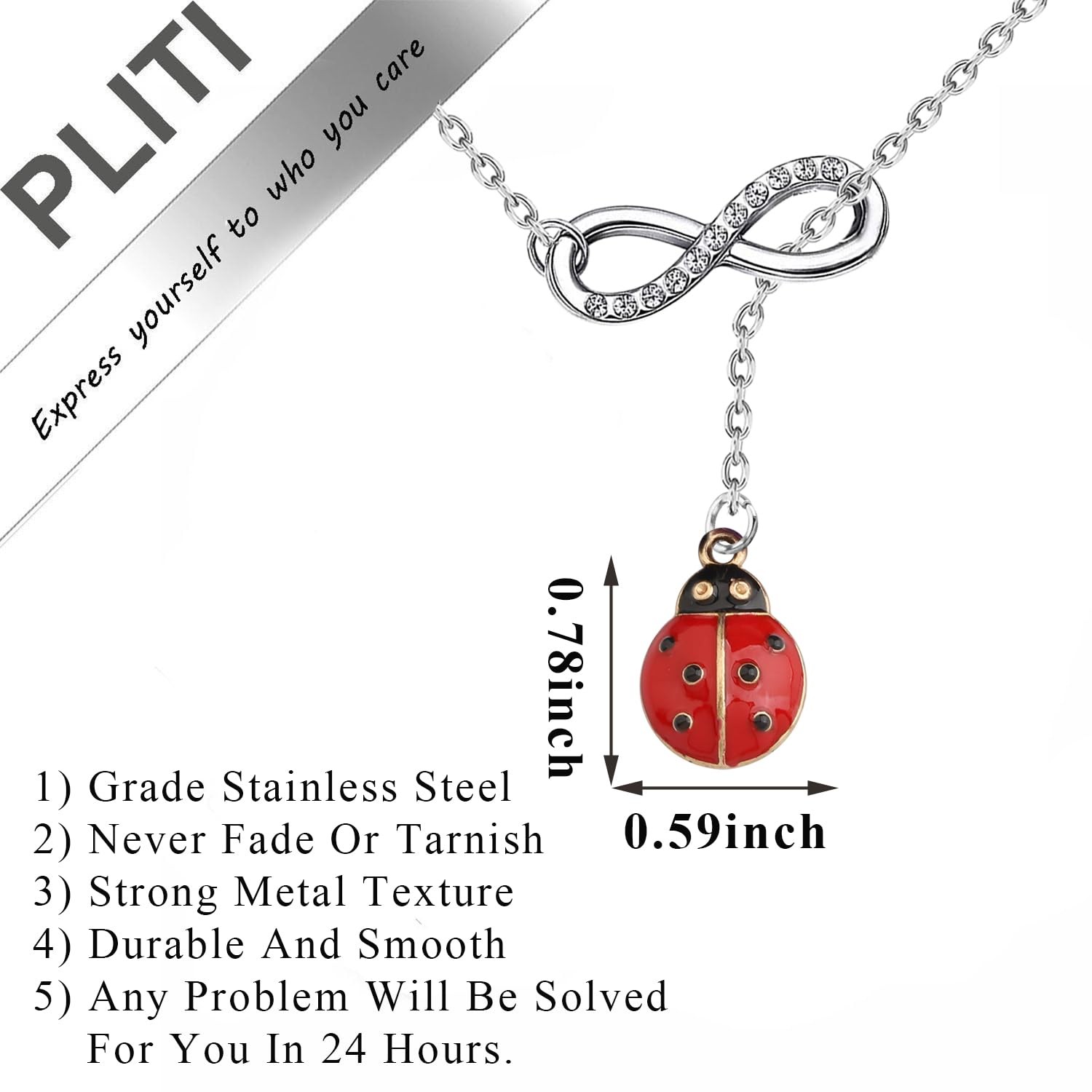 Ladybug Necklace Ladybug Fan Gift Insect Lover Gift Yes I Really Do Need All The