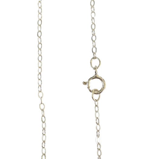 Christian fish Ichthus sterling silver pendant with or without necklace 16″-24″