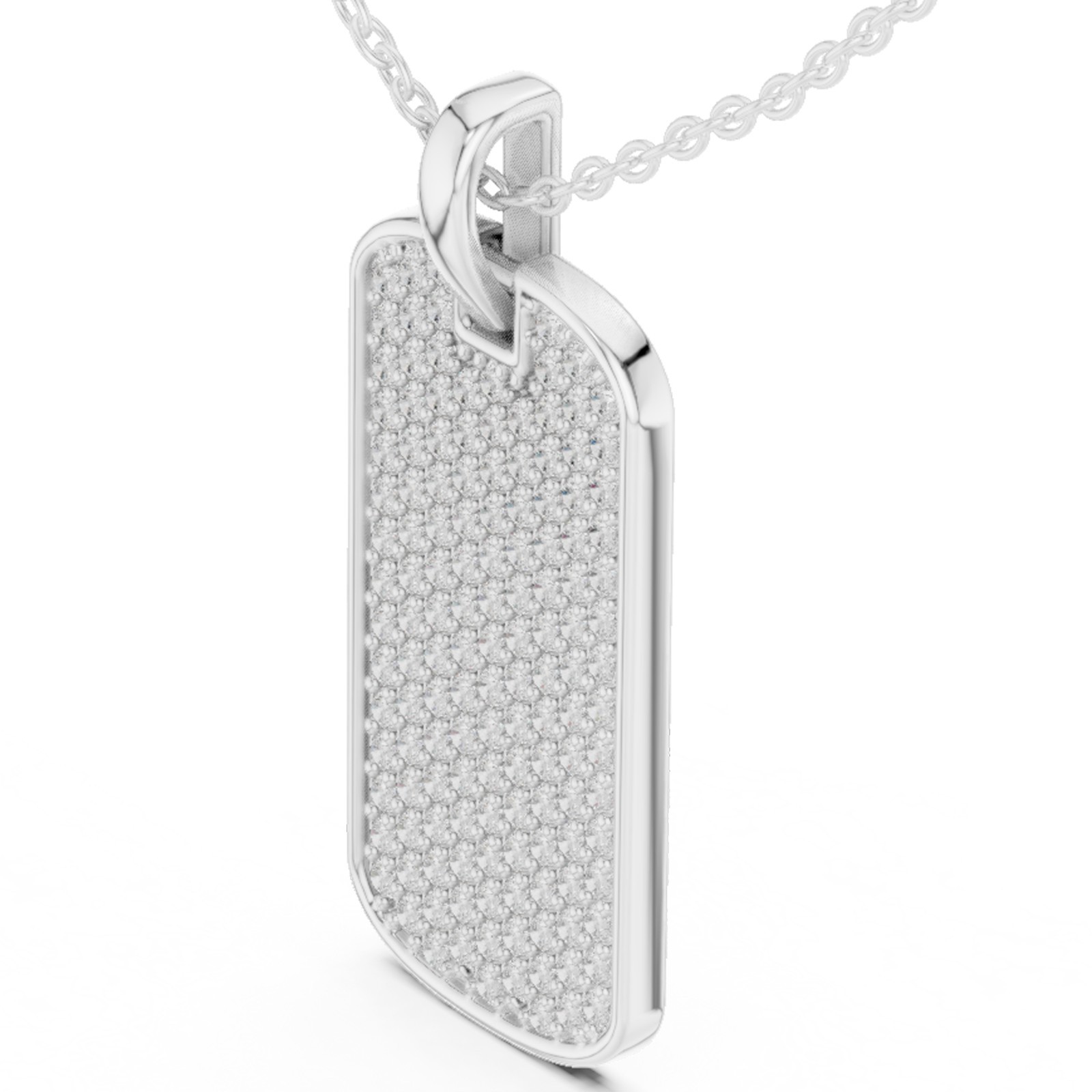 Certified VVS1 Natural Diamond Anniversary Women Gift Pendant 14k Gold Over