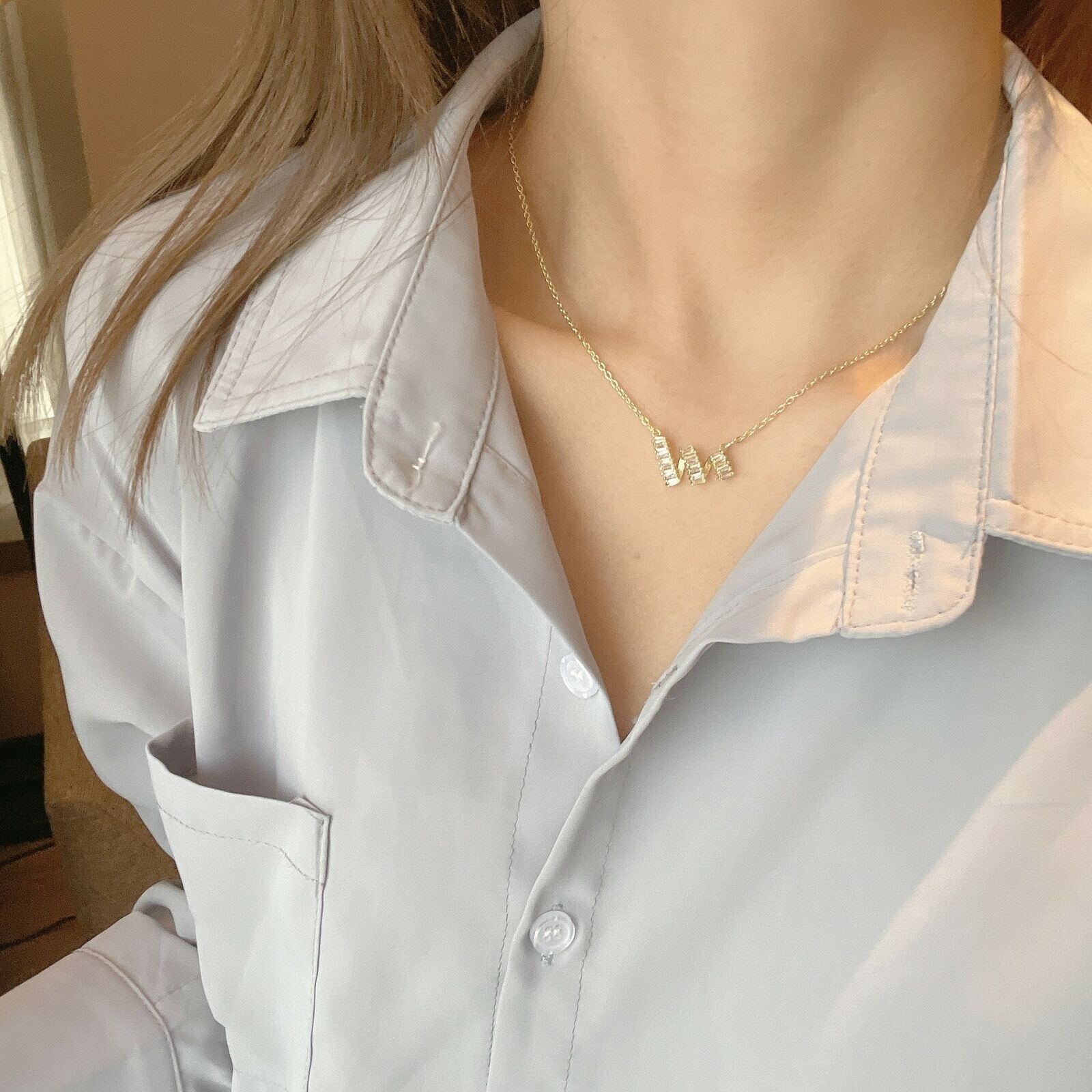 2Ct Baguette Lab Created Diamond Women’s Pendant 14k Yellow Gold Plated Silver