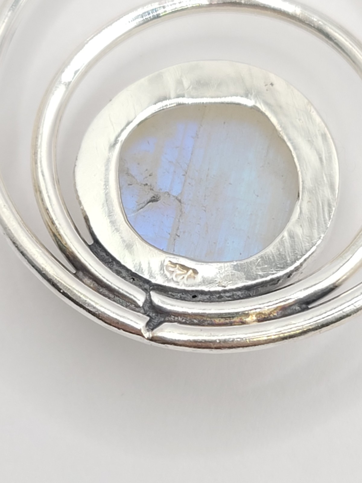 Moonstone Gemstone 925 Sterling Silver Pendant Anniversary Gifts Jewelry 6.92gr