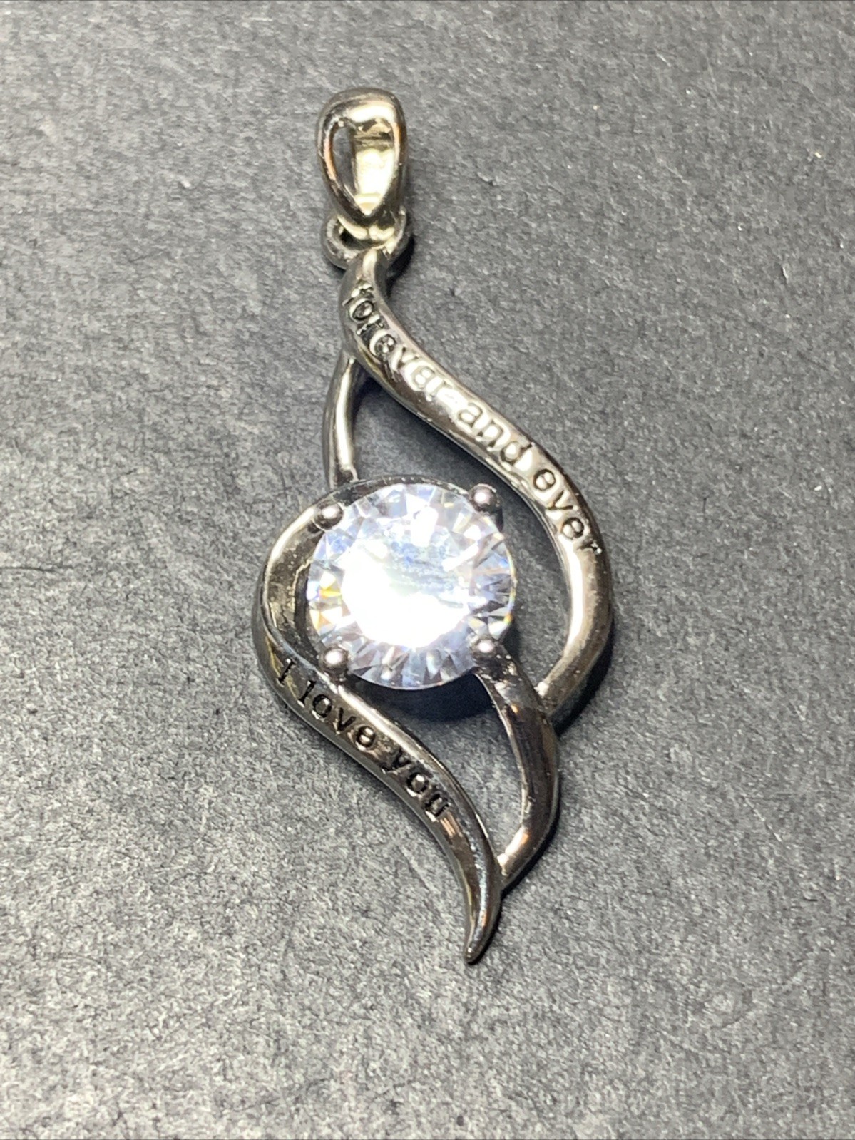 STERLING SILVER 925 Lot Necklace Pendant A17 MUATOGIML New I Love You Forever