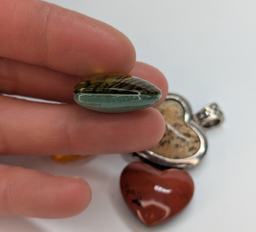 Tiger’s Eye Gemstone 925 Sterling Silver Interchangeable Pendant | 4 Heart Gems