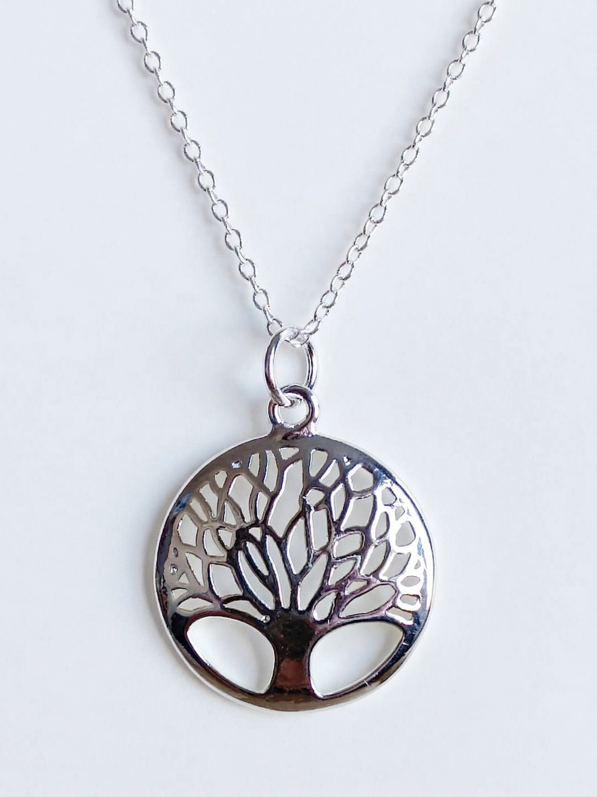 Sterling Silver 925 Tree of Life Necklace Pendant Womens Fashion Jewellery UK