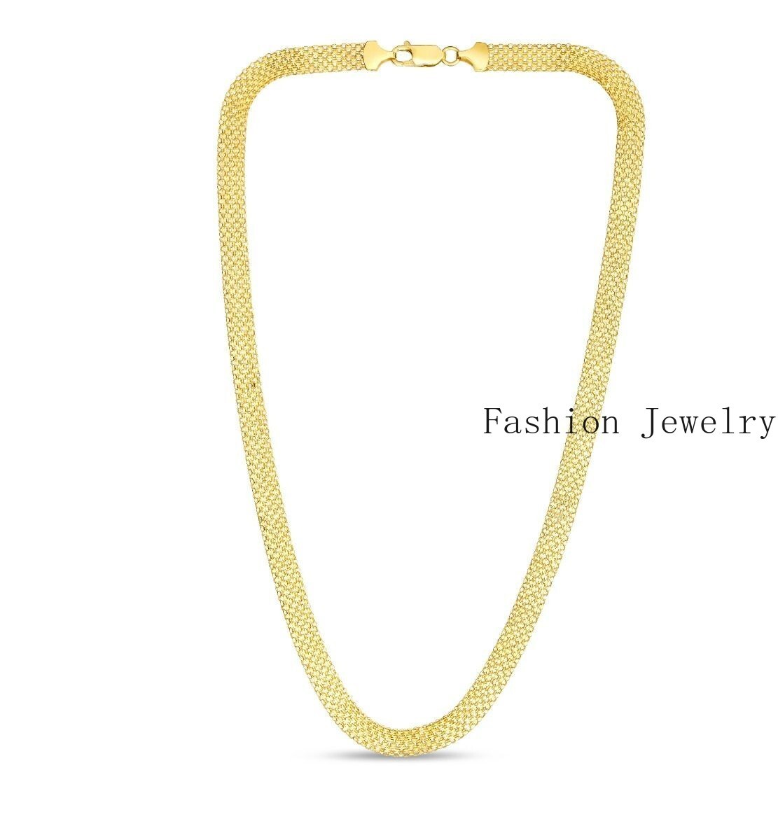 14k Yellow Gold 7.25″ Fashion Bismark Link Chain Bracelet 7MM 3Grams