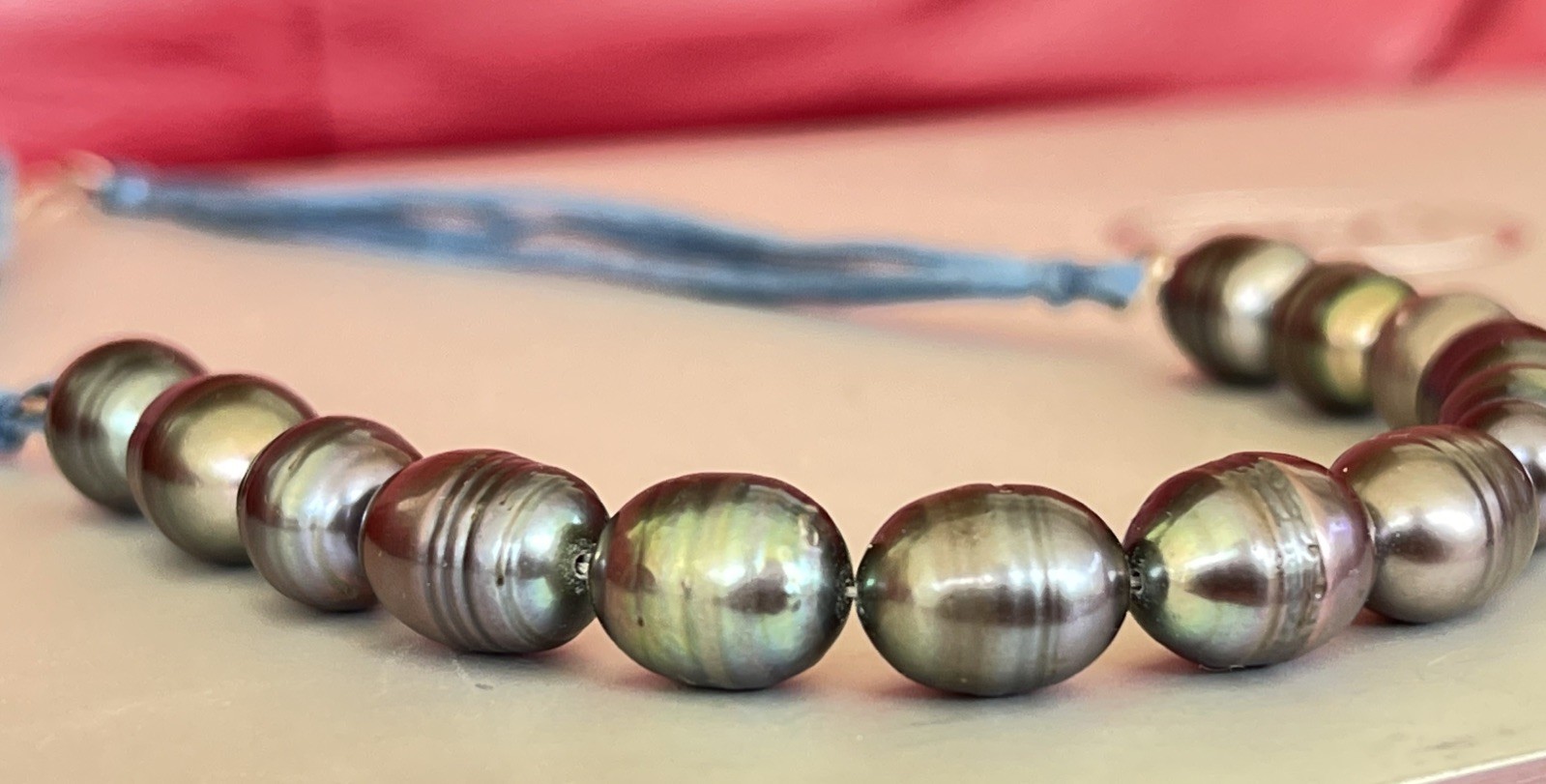 11-13MM Baroque Cultured Tahitian Pearl Sterling Silver 13 in Strand Necklace