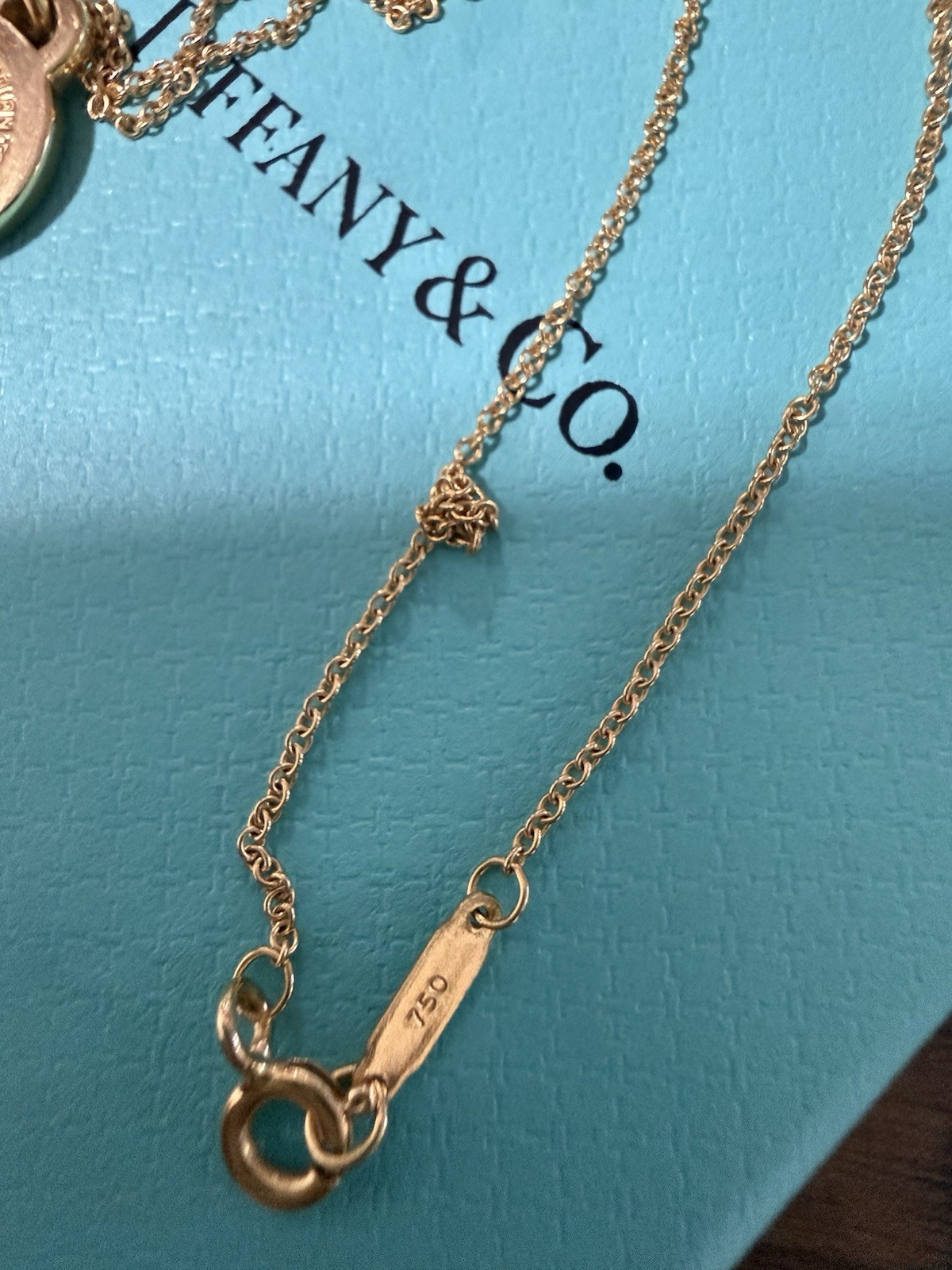 Tiffany & Co. 18k Gold ‘Return to Tiffany’ Necklace with Key