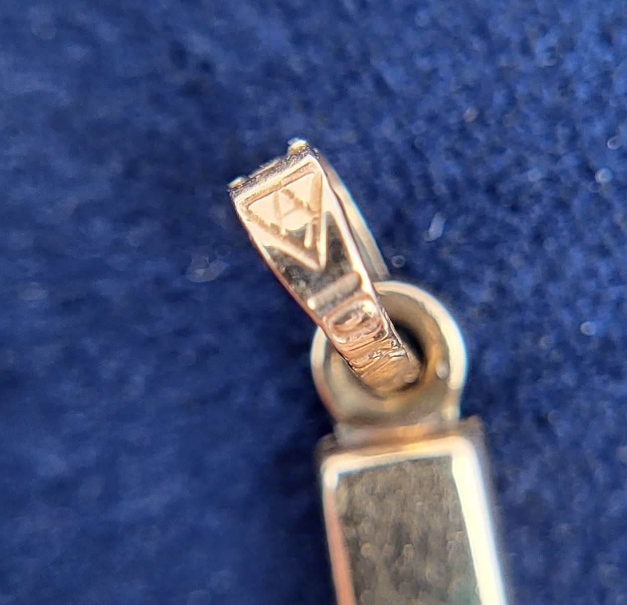 Antique 10K Yellow Gold Floral Engraved Cross Charm Pendant for Necklace / Chain