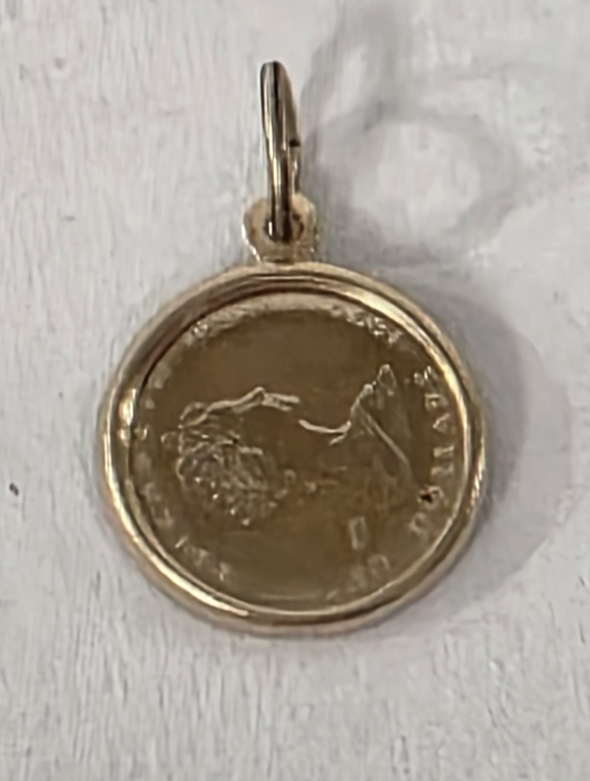 14k 1979 Canada 50 Dollar .29 Gram Coin Pendant
