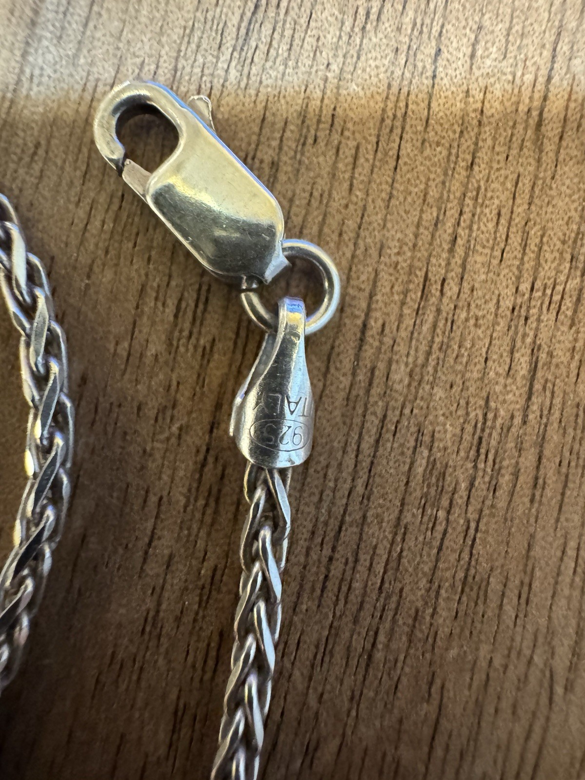 Unique 18” Sterling Silver 925 Italy Braided Rope 2mm Necklace Chain~8 Grams