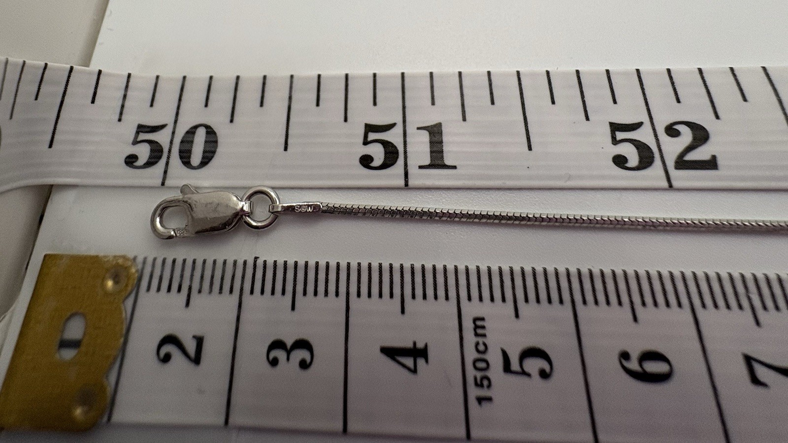 Anklet Sterling Silver Snake Chain 10” Diamond Cut 925 Italy 2.25g Bracelet