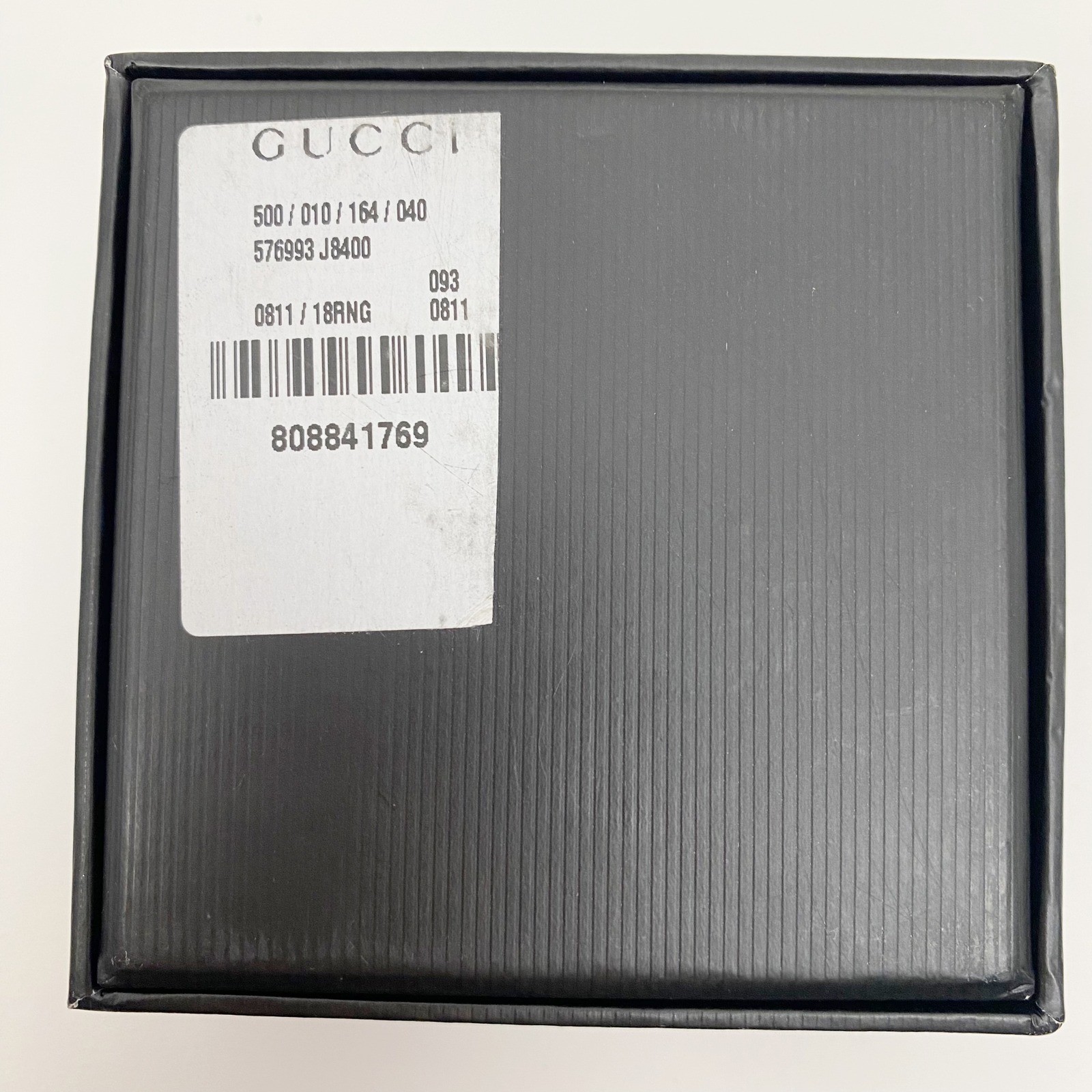 Gucci Interlocking G Textured Pendant Necklace Womens Silver 576993 J8400 0811