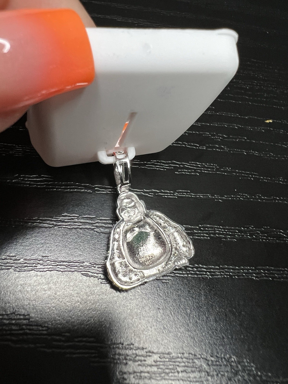 925 Sterling Silver 1.50ctw Moissanite Budda Pendant