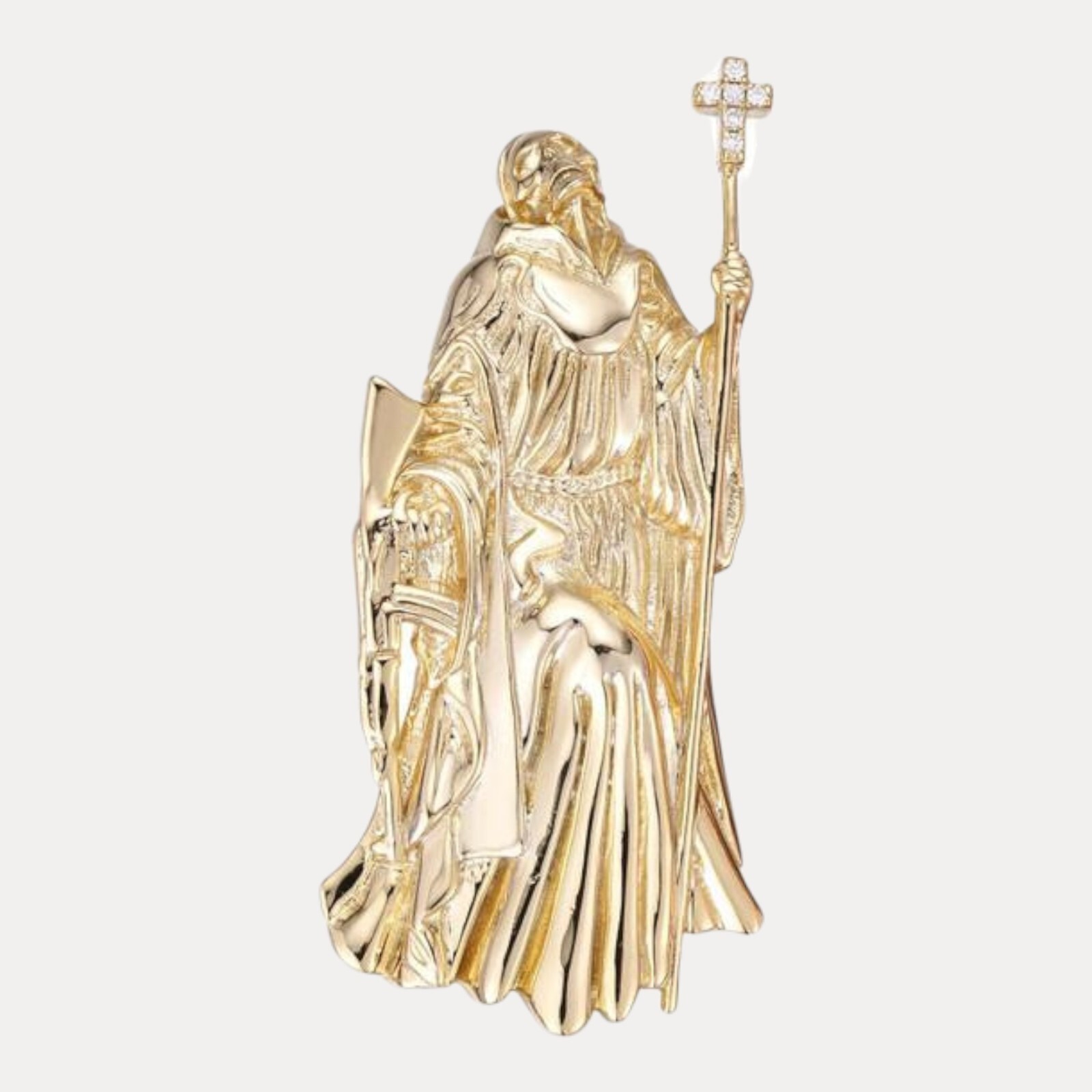 Grim Reaper Pendant – 925 Sterling Silver or 14k Gold Vermeil or Rose Vermeil