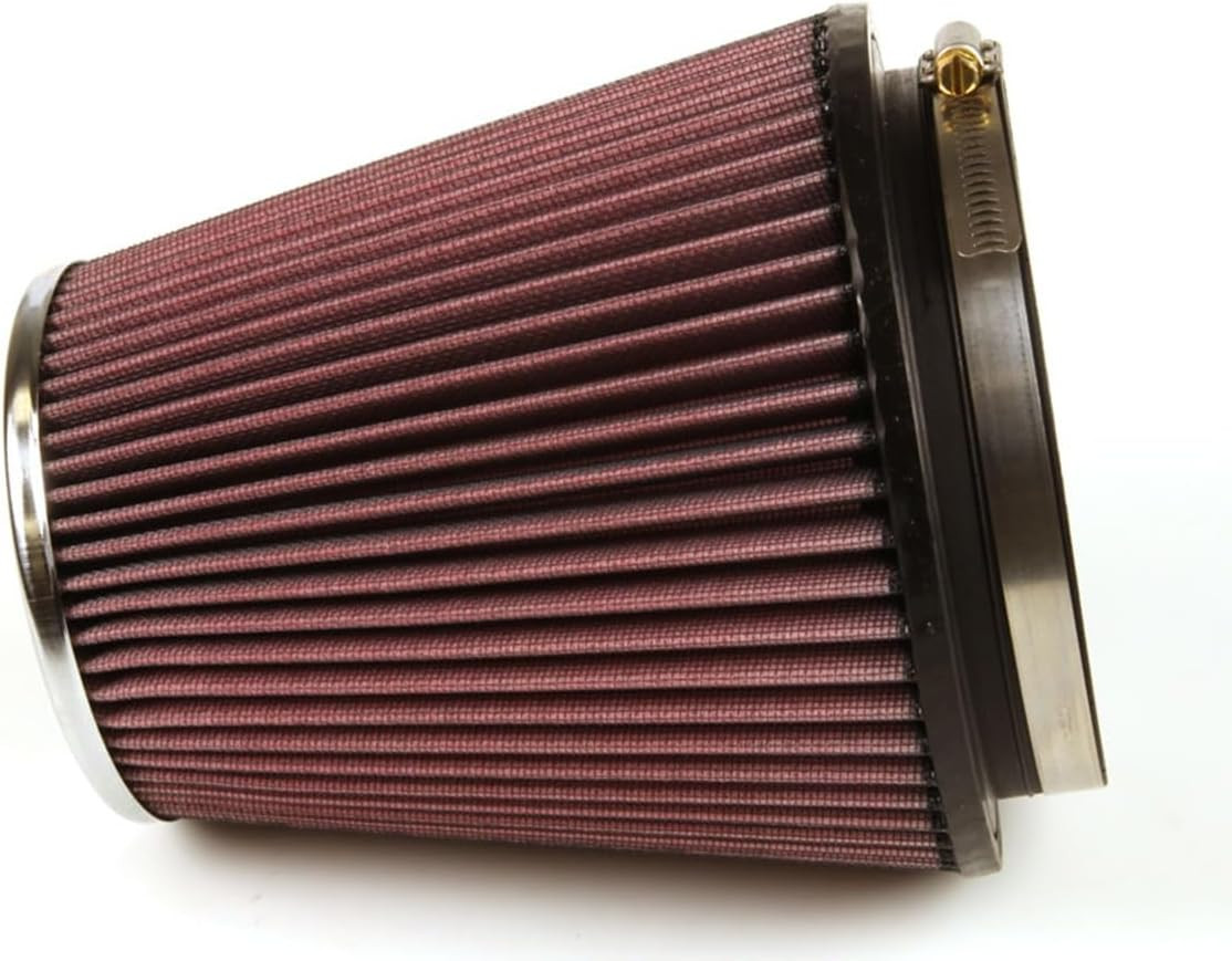 K&N High-Flow Original Lifetime Universal Clamp-On Air Filter: High Performance,