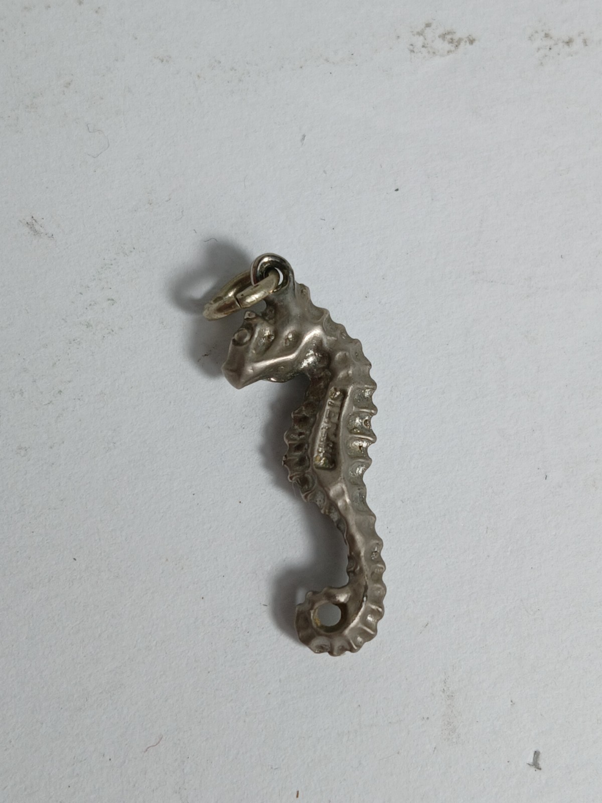 Vintage 925 Sterling Silver Seahorse Pendant Fish Ocean Marine Animals
