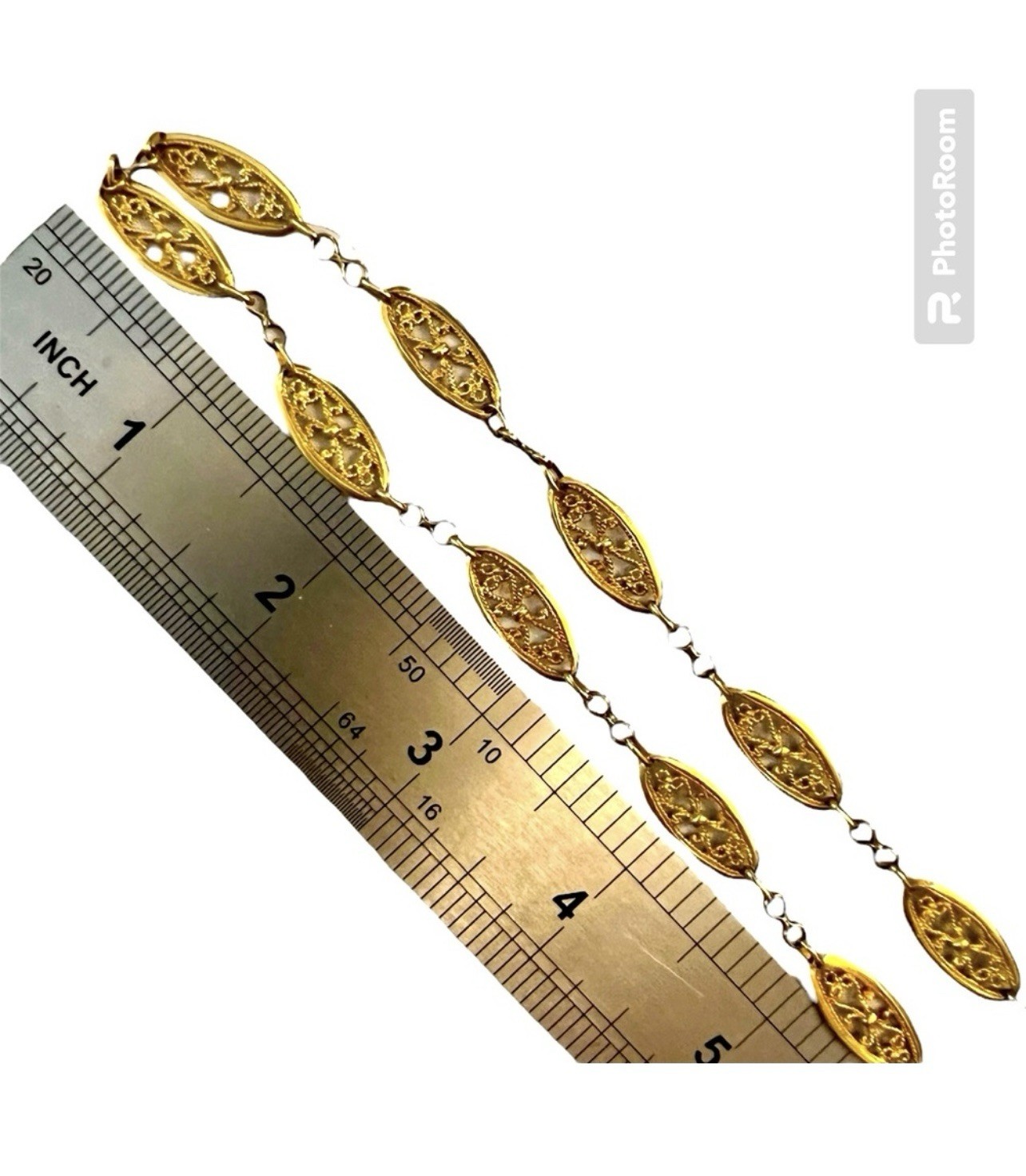 Antique Victorian 585 Gold, 14k Antique Necklace, 30” Long, 25.3grams
