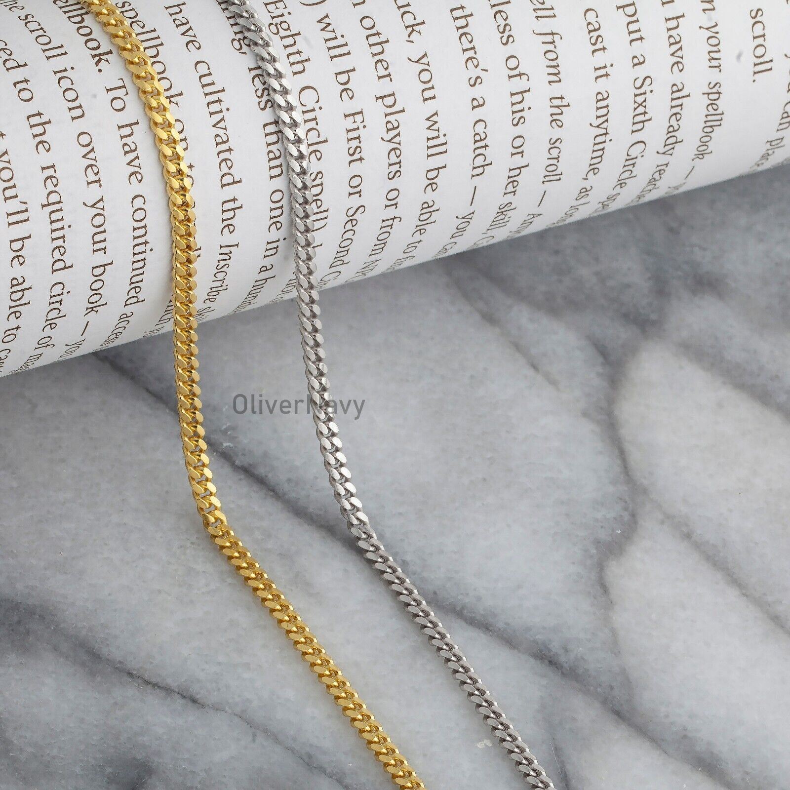 Men Women 925 Sterling Silver 3mm Miami Cuban Curb Chain Necklace 16”-30”