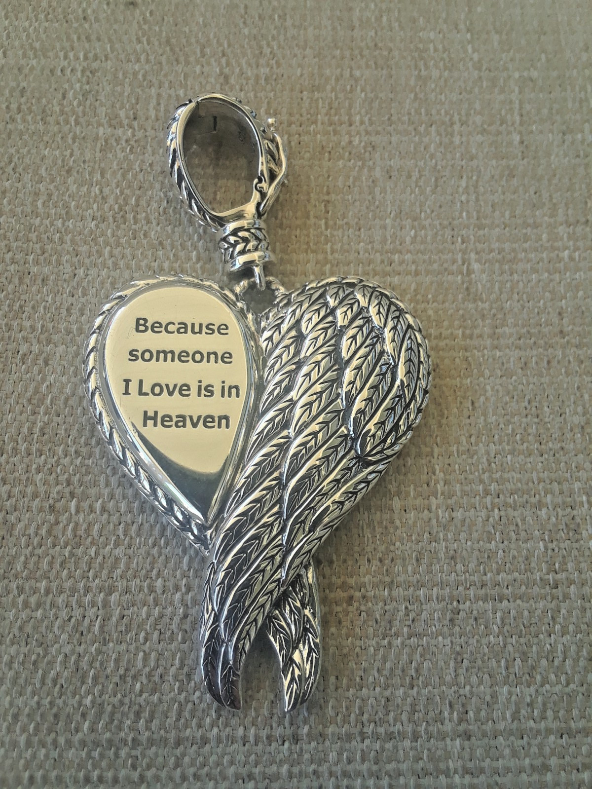 Jai John Hardy 925 Sterling Silver There’s A Bit Of Heaven In My Heart, Pendant