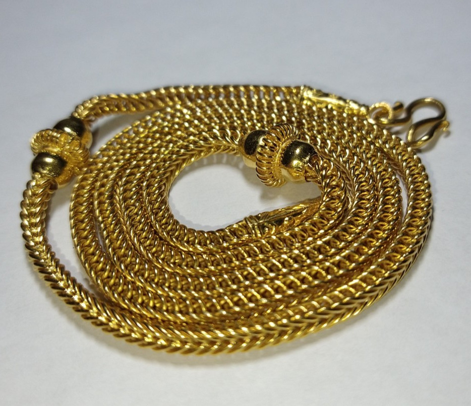 23k gold franco chain necklace 15.22 grams – 20.75″