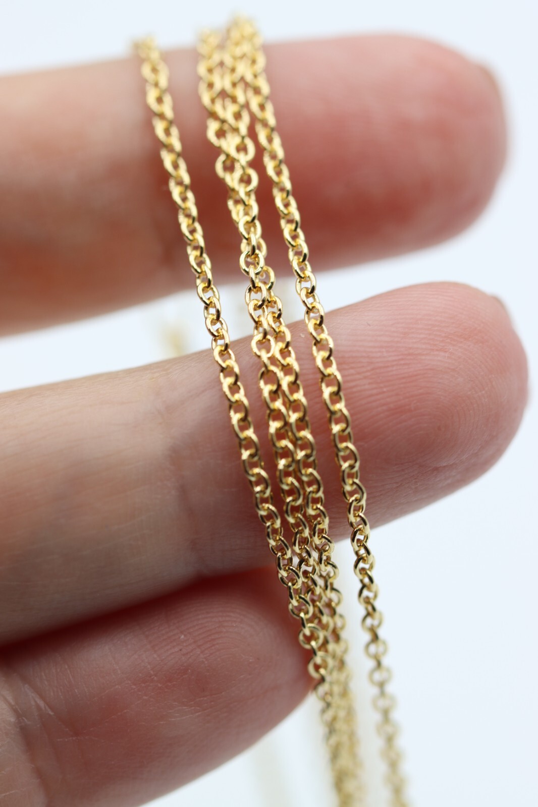 Genuine 9ct Yellow Gold Belcher Chain Necklace 70cm 3.82grams