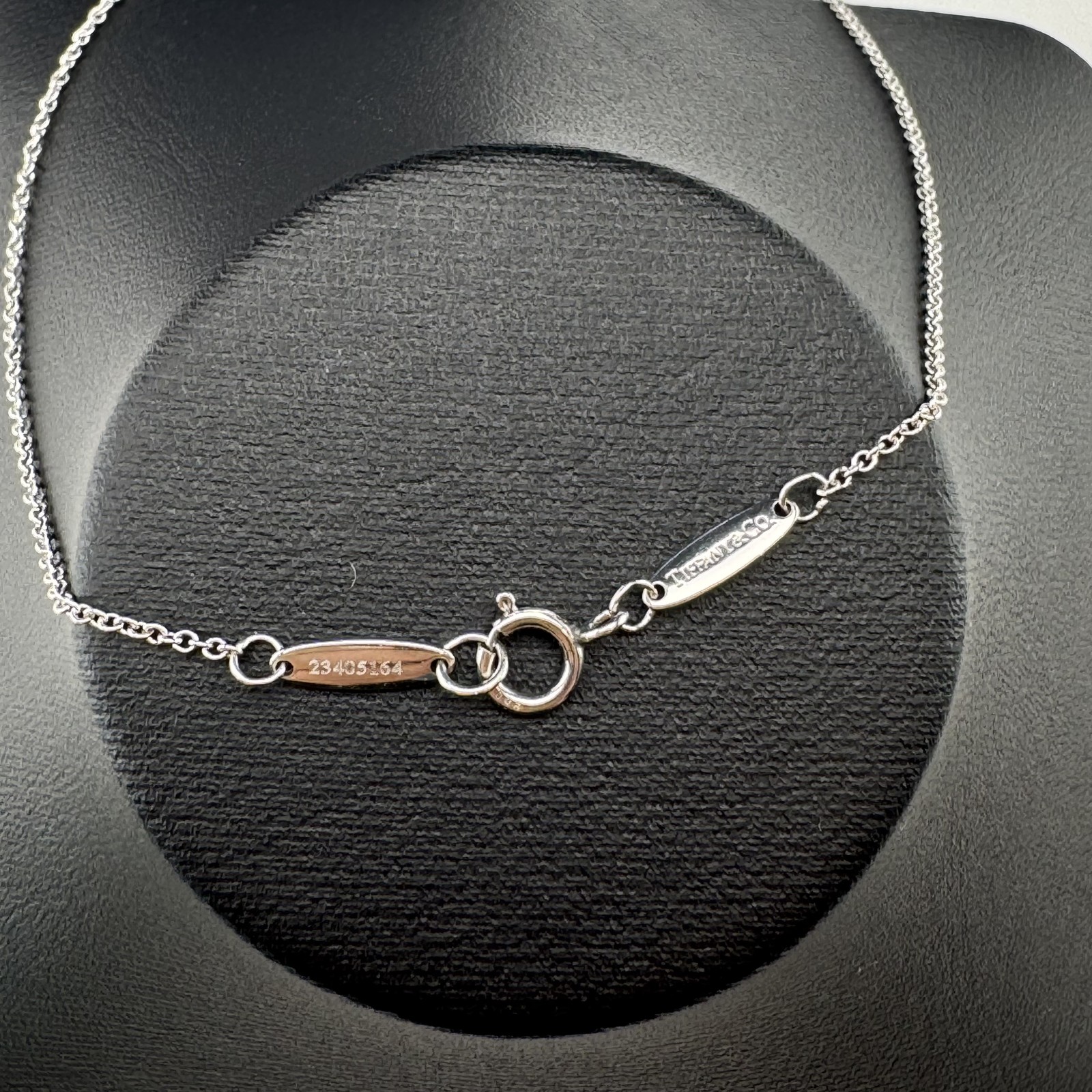 Tiffany&Co Elsa Peretti Solitaire Diamond Necklace 950 Platinum (35008314)