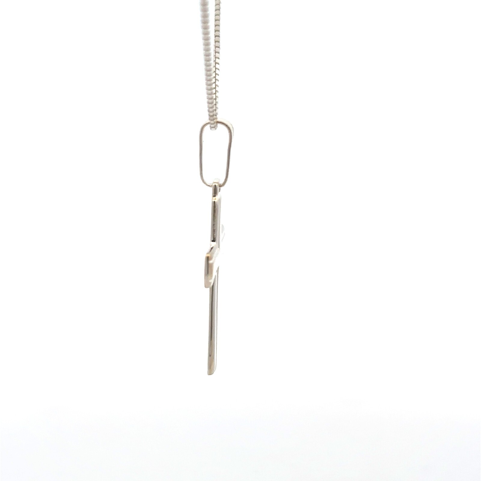 Sterling Silver Cross Pendant (3/4 x 1 1/2 Inch)