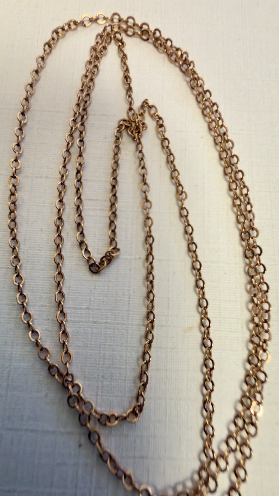 14k 583 Rose Gold Chain Vintage East European USSR Era – 22.5″ – 57 cm- #1981