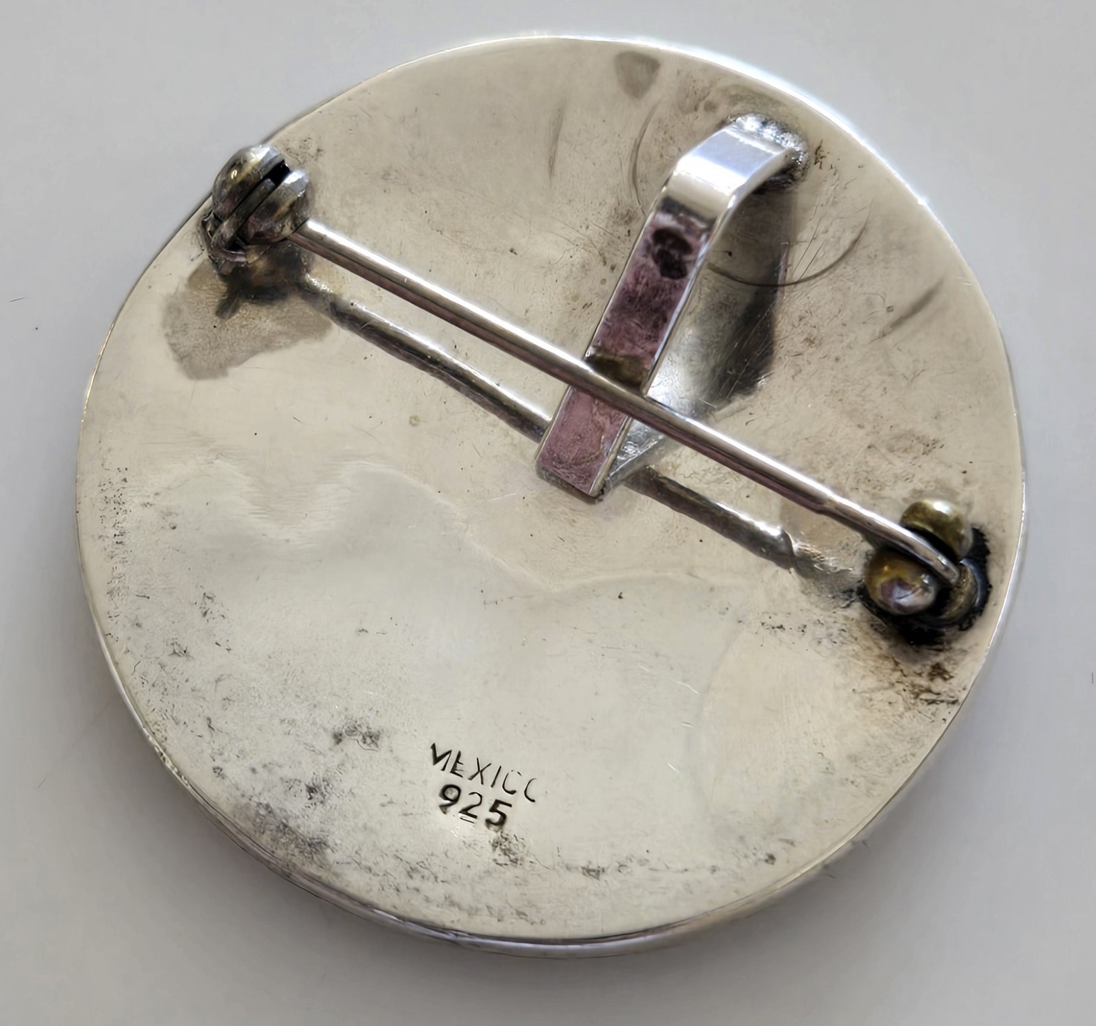 Excellent Condition DESIGNER Heavy Sterling TAXCO Kokopelli Pin Pendant